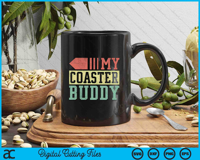 Coaster Buddy I Rollercoaster Crew I Family Roller Coaster SVG PNG Digital Cutting Files