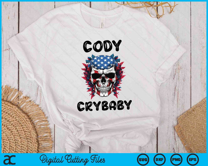 Cody Crybaby Funny Cody Crybaby Pro Wrestling SVG PNG Digital Cutting File