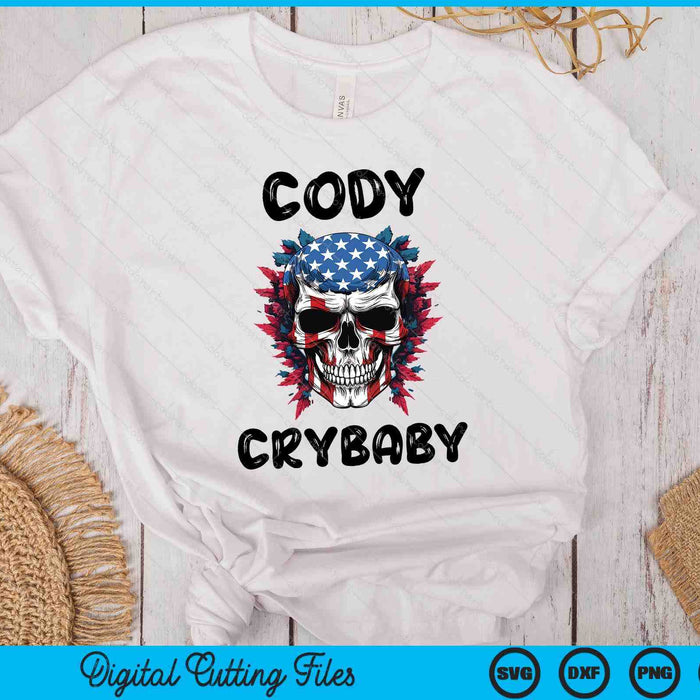 Cody Crybaby Funny Cody Crybaby Pro Wrestling SVG PNG Digital Cutting File