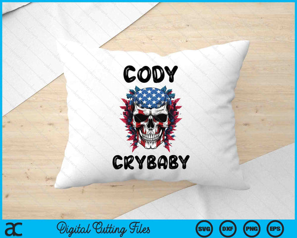 Cody Crybaby Funny Cody Crybaby Pro Wrestling SVG PNG Digital Cutting File