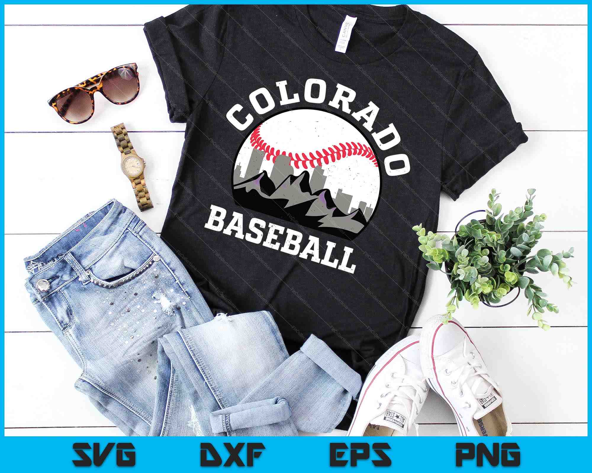 Colorado Baseball Rocky Mountains SVG Graphic by SVG store