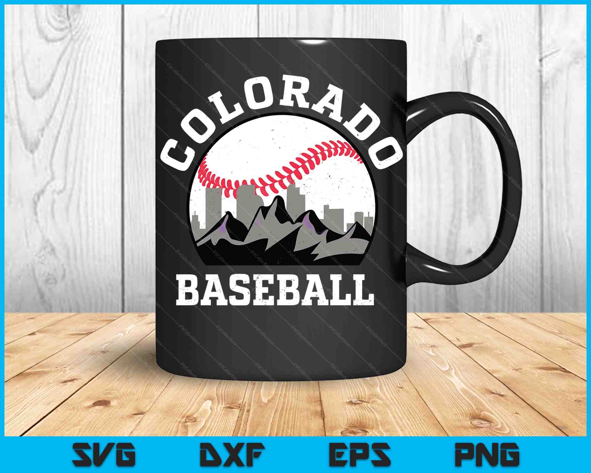 Colorado Baseball Rocky Mountains SVG Graphic by SVG store