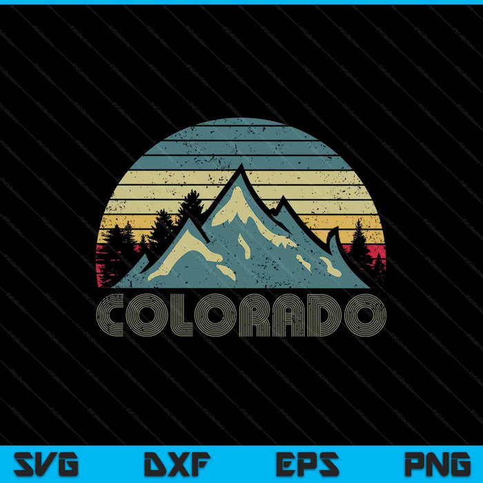 Colorado Tee SVG PNG Cortar archivos imprimibles
