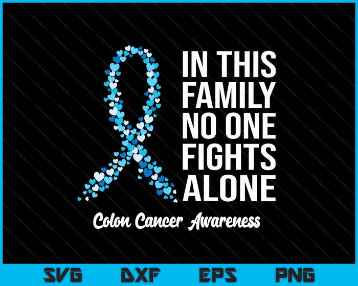 Colorectal Cancer Colon Cancer Blue Ribbon SVG PNG Digital Printable Files