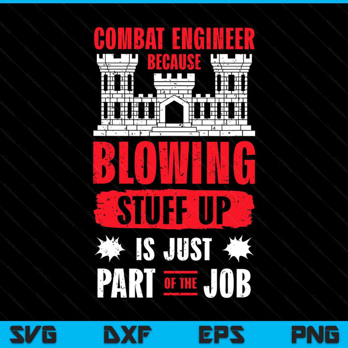 Combat engineer engineering army U.S. military army combat SVG cut file