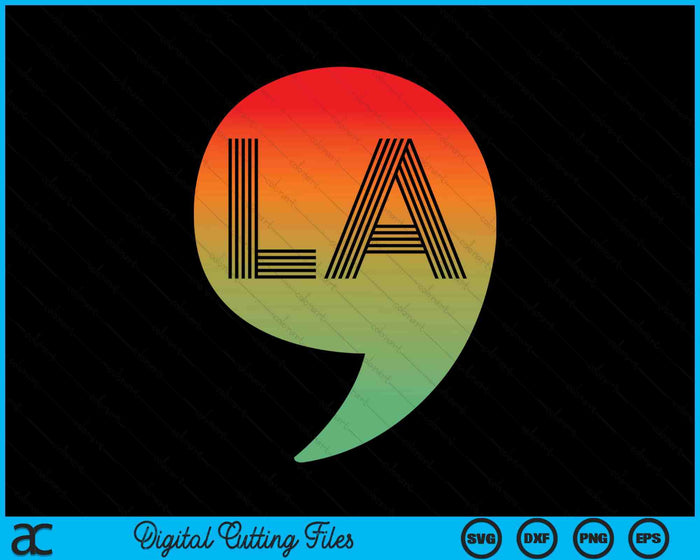 Comma La Kamala Harris Retro Vintage Look SVG PNG Digital Printable Files
