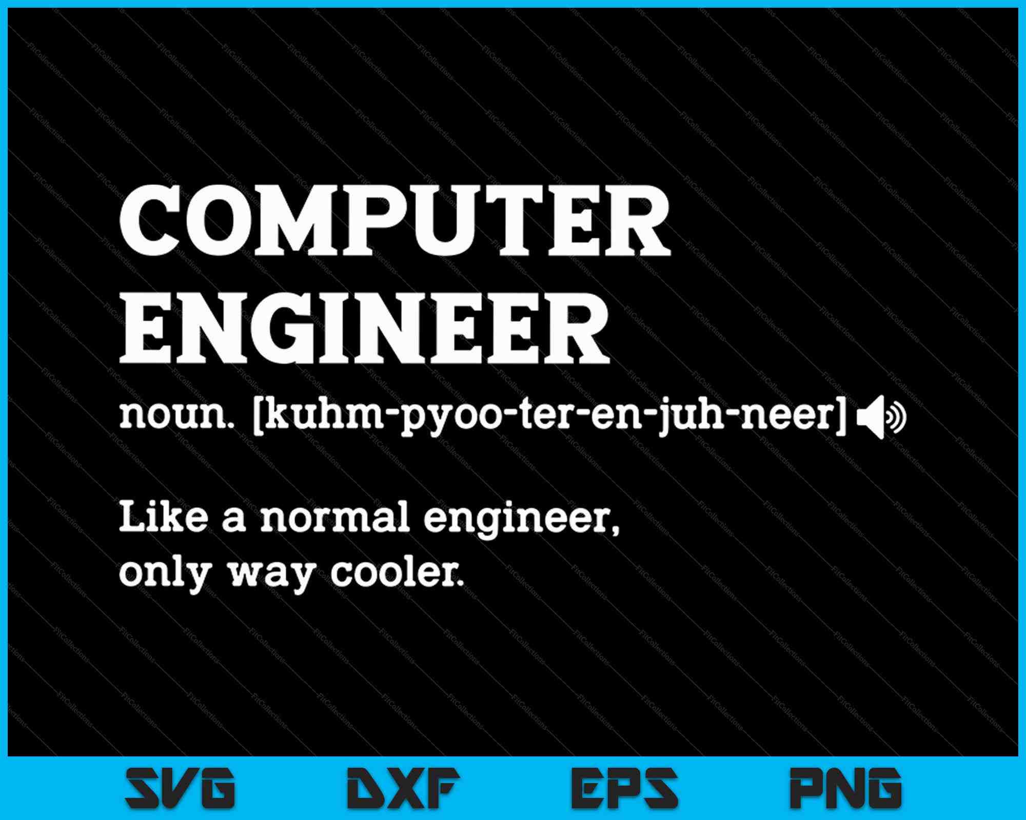 Computer Engineer Definition SVG PNG Cutting Printable Files ...