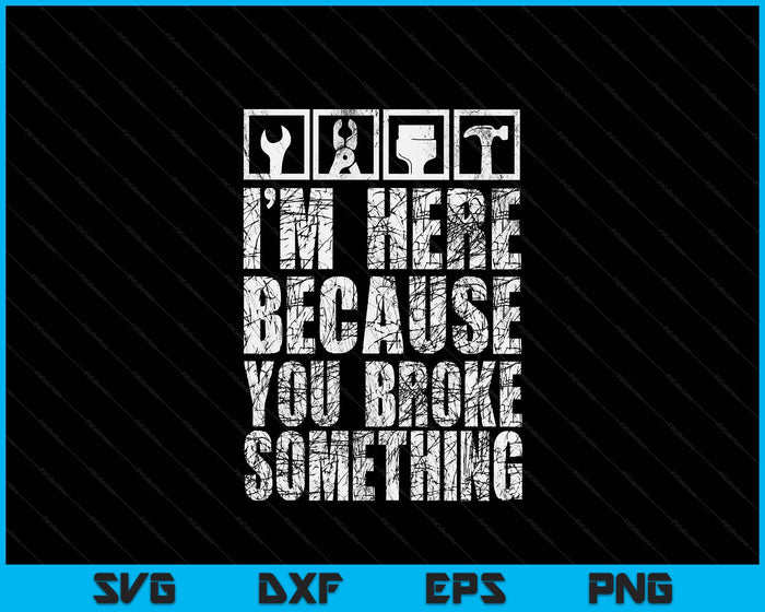 Construction Crew Funny Contractor SVG PNG Digital Printable Files