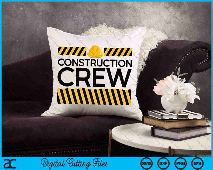 Construction Crew Matching Boys And Dad SVG PNG Cutting Printable Files