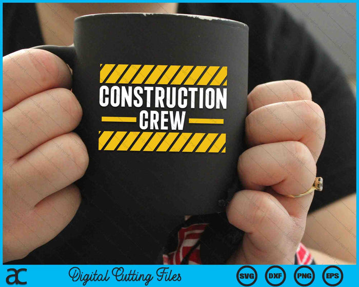 Construction Crew & Highway Worker SVG PNG Cutting Printable Files