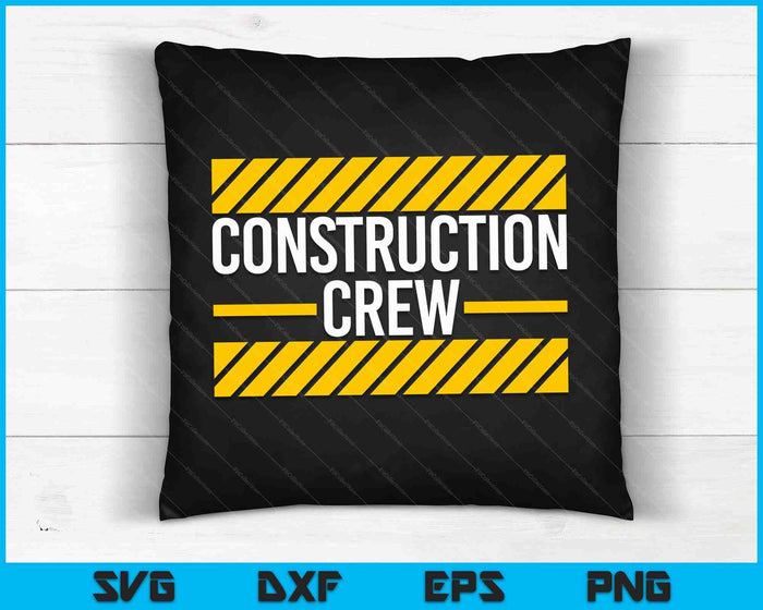 Construction Crew & Highway Worker SVG PNG Digital Cutting Files