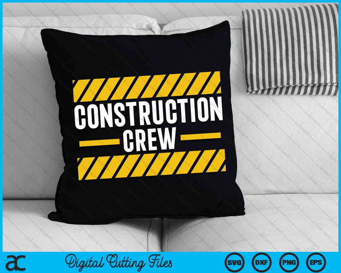 Construction Crew & Highway Worker SVG PNG Cutting Printable Files