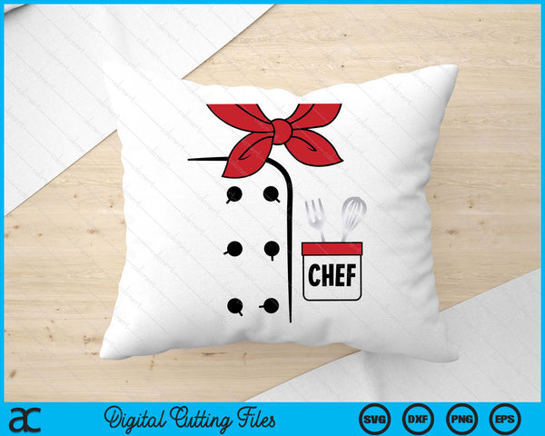 Cook Chef Coat Costume Funny Halloween SVG PNG Digital Printable Files