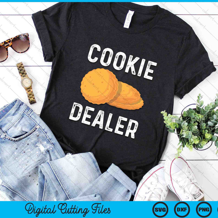 Cookie Dealer Cookie Baker SVG PNG Digital Cutting Files