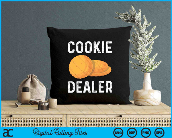 Cookie Dealer Cookie Baker SVG PNG Digital Cutting Files