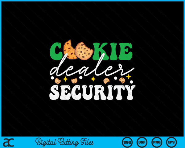 Cookie dealer security scouting troop leader SVG cut file