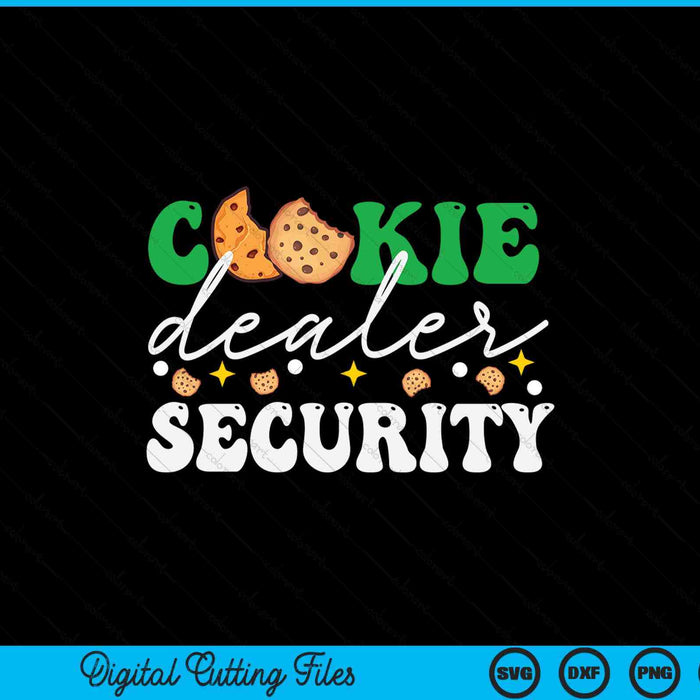 Cookie dealer security scouting troop leader SVG cut file