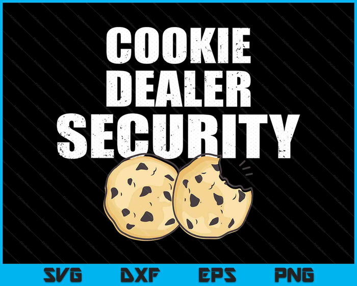 Cookie Dealer Security Scout For Girls SVG PNG Digital Printable Files