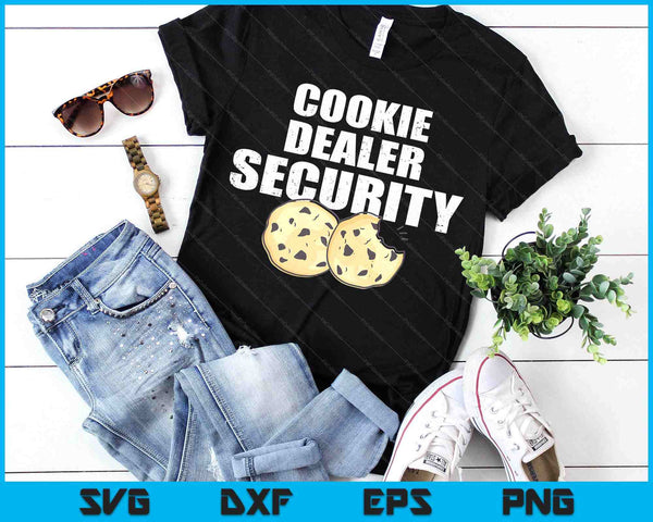 Cookie Dealer Security Scout For Girls SVG PNG Digital Printable Files