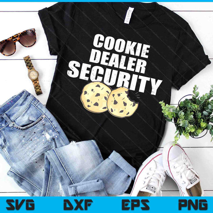 Cookie Dealer Security Scout For Girls SVG PNG Digital Printable Files