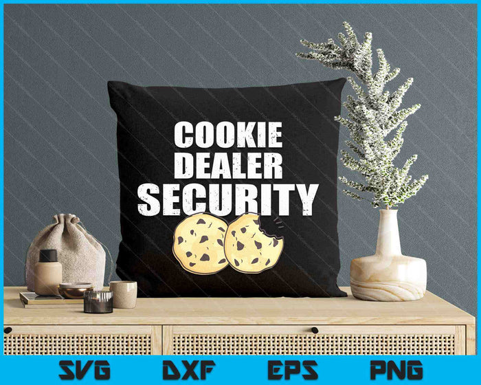 Cookie Dealer Security Scout For Girls SVG PNG Digital Printable Files