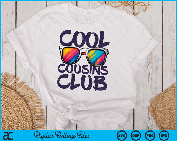 Cool Cousins Club Boy Girl Cousin Crew Matching SVG PNG Digital Printable Files