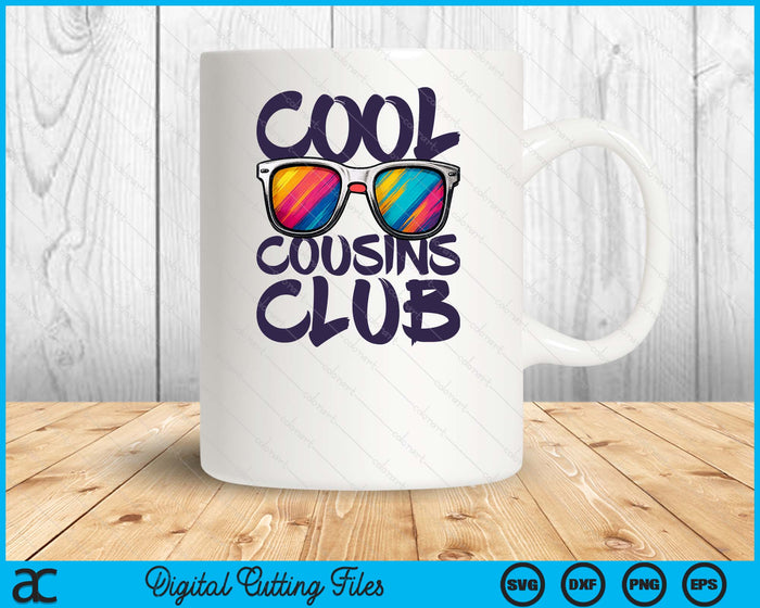 Cool Cousins Club Boy Girl Cousin Crew Matching SVG PNG Digital Printable Files