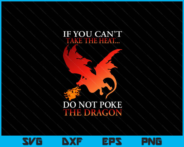 Cool Dragon vlamspuwende vliegende mythisch wezen SVG PNG digitale afdrukbare bestanden