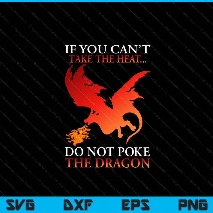 Cool Dragon vlamspuwende vliegende mythisch wezen SVG PNG digitale afdrukbare bestanden
