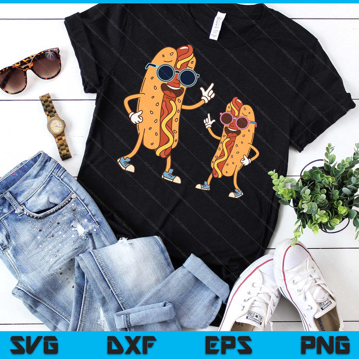 Cool Franks Sausages Weiner Fast Food Sunglasses Hot Dog SVG PNG Digital Printable Files