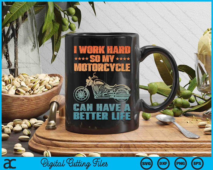 Cool Motorcycle Design For Men Women Motorcycle Lover Rider SVG PNG Digital Cutting Files