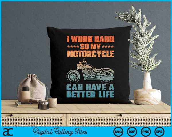 Cool Motorcycle Design For Men Women Motorcycle Lover Rider SVG PNG Digital Cutting Files