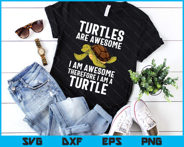 Cool Sea Turtle For Men Women Tortoise Lover Turtle Animal SVG PNG Digital Printable Files