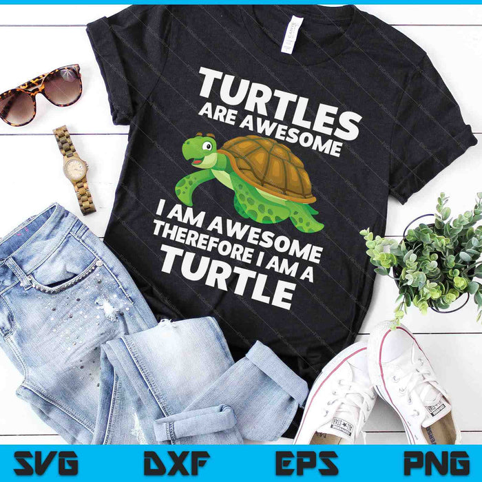 Cool zeeschildpad voor mannen vrouwen schildpad minnaar schildpad dierlijke SVG PNG digitale snijbestanden