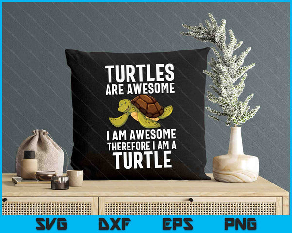 Cool Sea Turtle For Men Women Tortoise Lover Turtle Animal SVG PNG Digital Printable Files