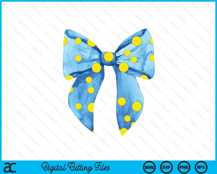 Coquette Blue Bow Lacrosse SVG PNG Digital Printable Files