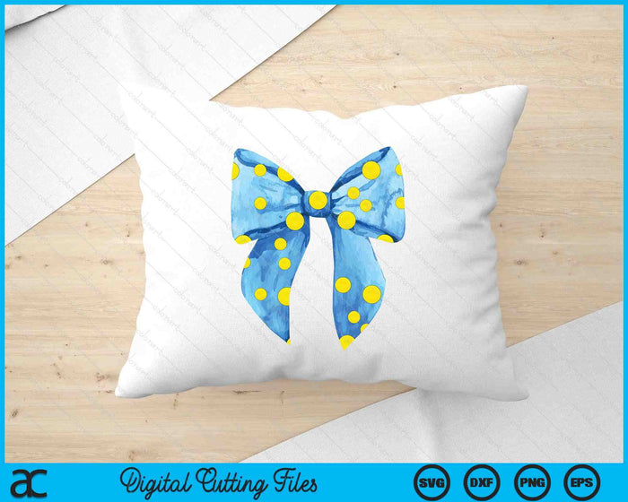 Coquette Blue Bow Lacrosse SVG PNG Digital Printable Files