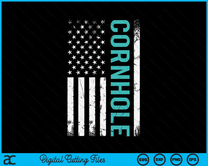 Cornhole USA SVG PNG Digital Printable Files