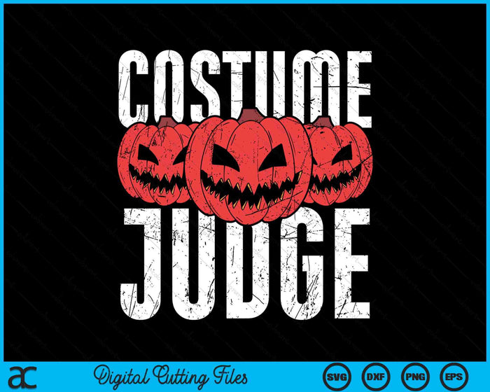 Costume Judge Halloween Apparel Funny Halloween SVG PNG Digital Cutting File