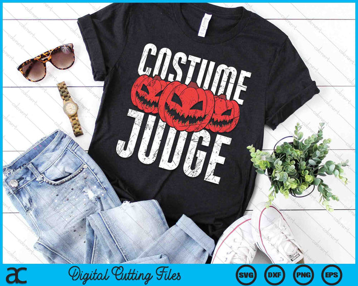 Costume Judge Halloween Apparel Funny Halloween SVG PNG Digital Cutting File