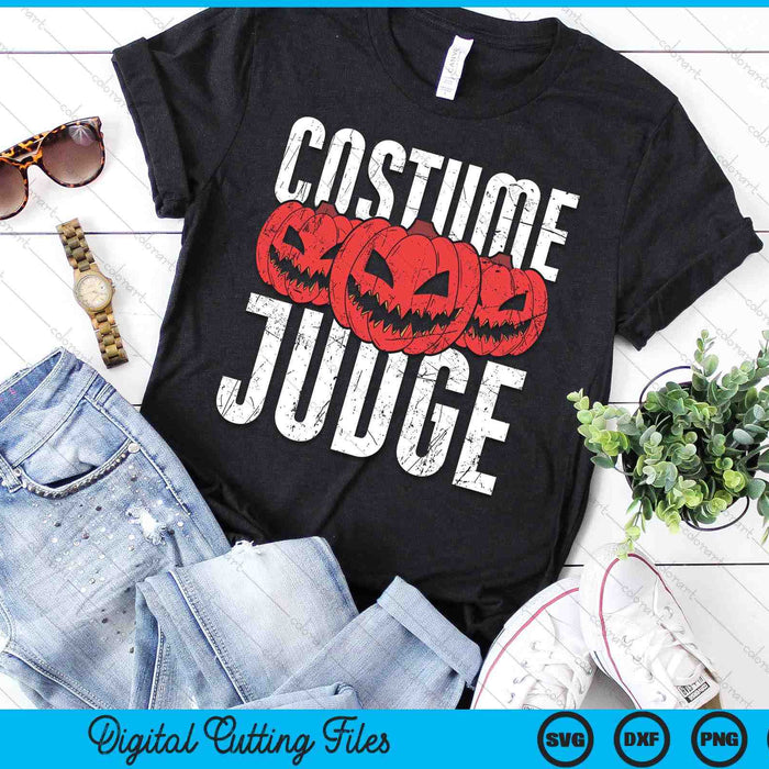 Costume Judge Halloween Apparel Funny Halloween SVG PNG Digital Cutting File