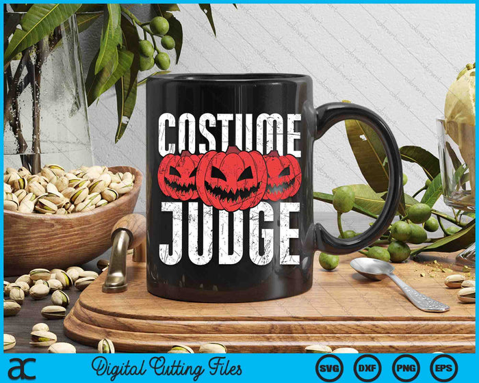 Costume Judge Halloween Apparel Funny Halloween SVG PNG Digital Cutting File