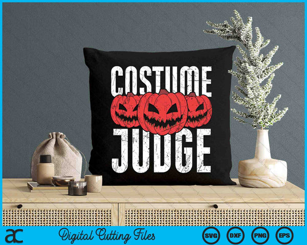 Costume Judge Halloween Apparel Funny Halloween SVG PNG Digital Cutting File