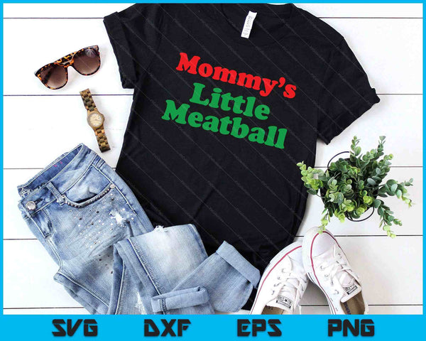 Couple Mommy's Little Meatball  Daddy's Little Meatball SVG PNG Digital Printable Files