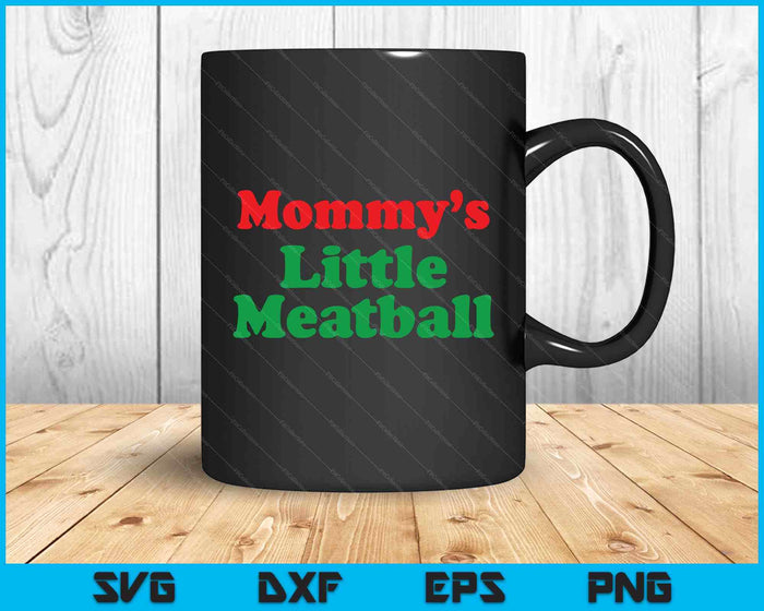 Couple Mommy's Little Meatball  Daddy's Little Meatball SVG PNG Digital Printable Files