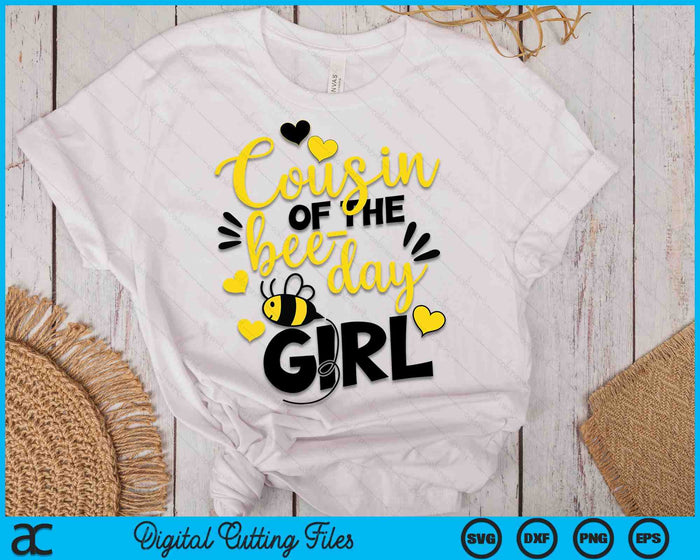 Cousin of the bee day girl SVG PNG Cutting Printable Files