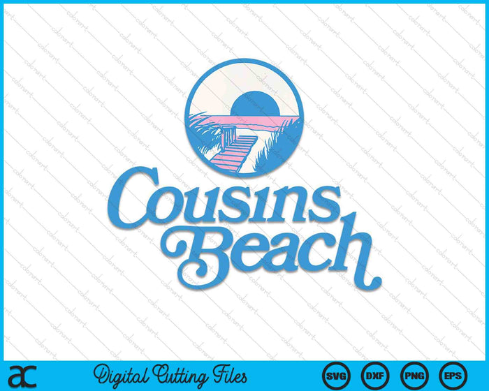 Primos Playa Gráfico Verano SVG PNG Archivos de Corte Digital