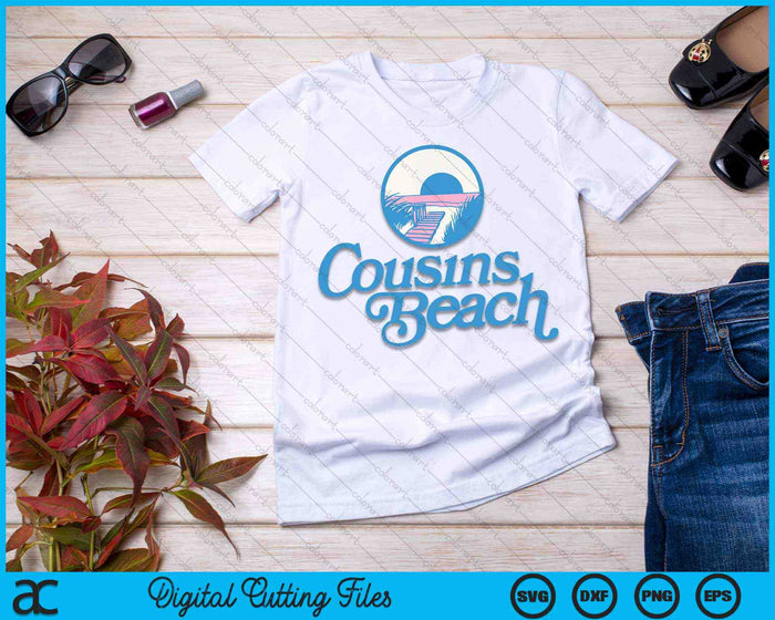 Primos Playa Gráfico Verano SVG PNG Archivos de Corte Digital