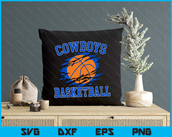 Cowboy Basketball For Men SVG PNG Digital Printable Files