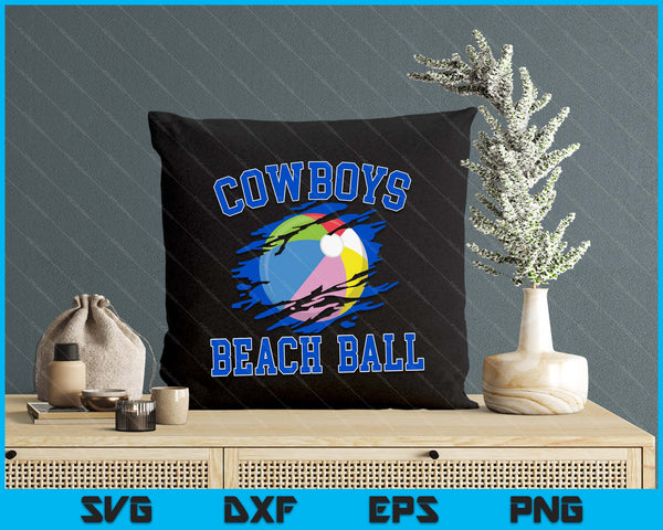 Cowboy Beach Ball For Men SVG PNG Digital Printable Files